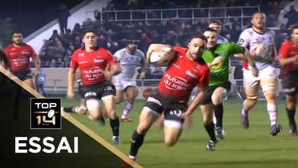TOP 14 - Essai Alby MATHEWSON (RCT) - Toulon - Oyonnax - J13 - Saison 2017/2018