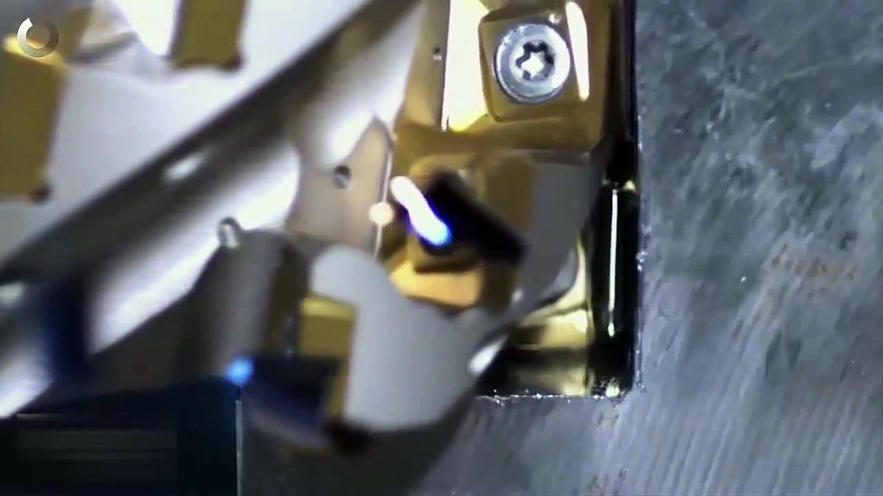 CNC SLOW MOTION WORKING PROCESS