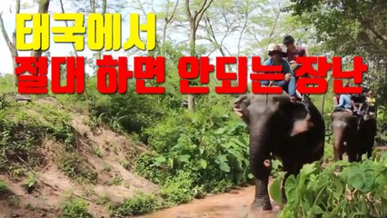 [자막뉴스] 태국에서 절대 하면 안되는 장난 / YTN