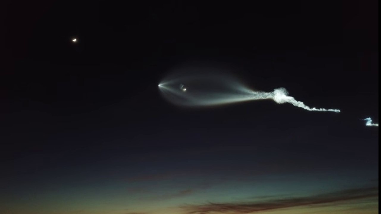 SpaceX Iridium 4 Launch from Alhambra, CA