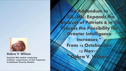 MI6 Recruitment & A Read of an Guardian Newspaper Article| Debra V. Wilson