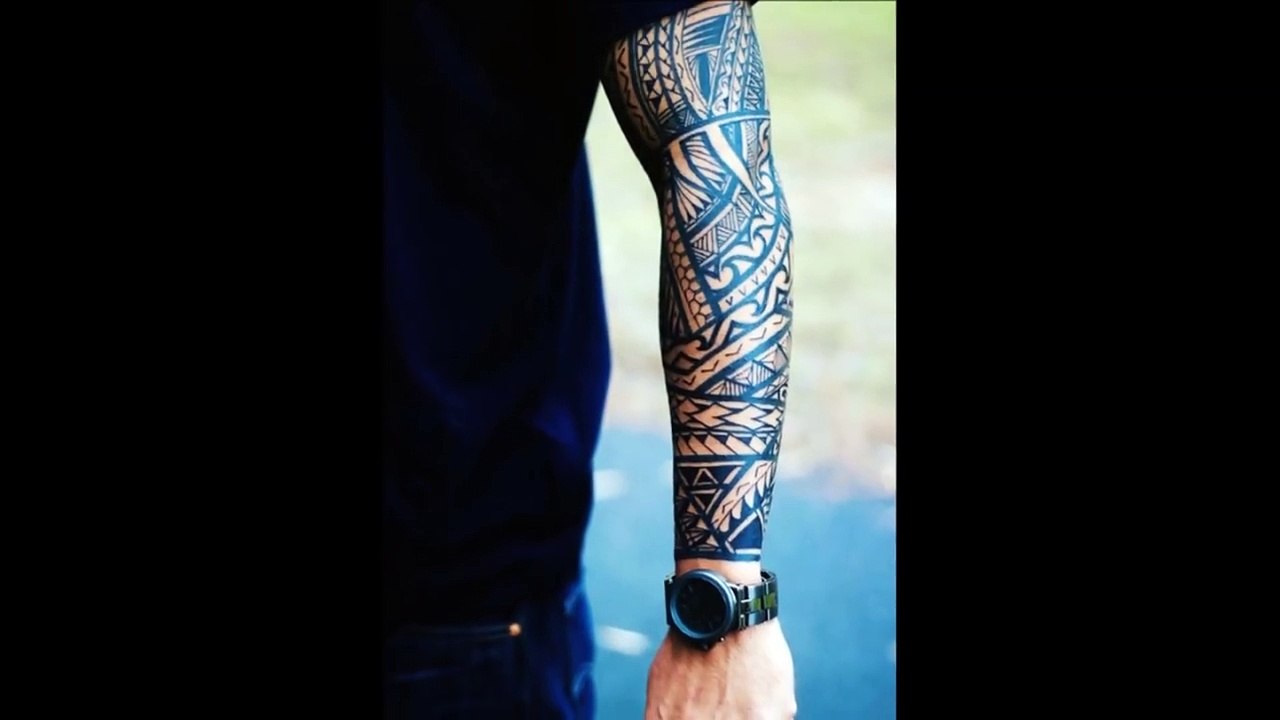 60 Tribal Forearm Tattoos For Men-sWj4eSUAMVk