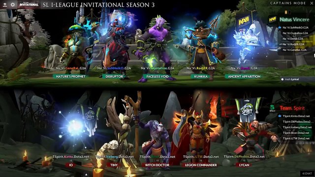 NAVI vs SPIRIT - CIS StarLadder Minor DOTA 2 - SEPT 2017