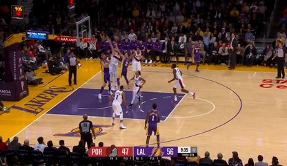 Jusuf Nurkić blokada vs Lonzo Ball