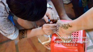 henna tattoo# A dream catcher Henna Tattoo at the Henna Tattoo angkor at the siem reap Cambodia-1aptkNIHt9E