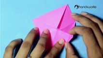 Handmade Paper Flower _ Rose Origami _ HandiWorks #22-uSfLjJcZRNY