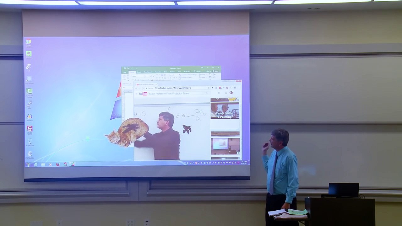 Funny April Fool prank in Class! Funniest professor ever!