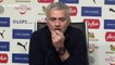 Jose Mourinho argues with journalists after Leicester City defeat