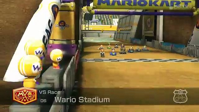 Wii U - Mario Kart 8 - (DS) Wario Stadium