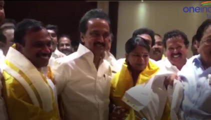 கனிமொழி ராசாவிற்கு உற்சாக வரவேற்பு- வீடியோ