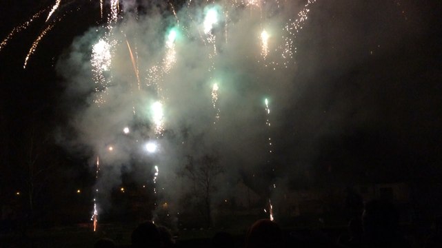 Feu d'artifice de Noël