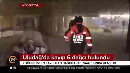 5 saat sonra ulaşıldı