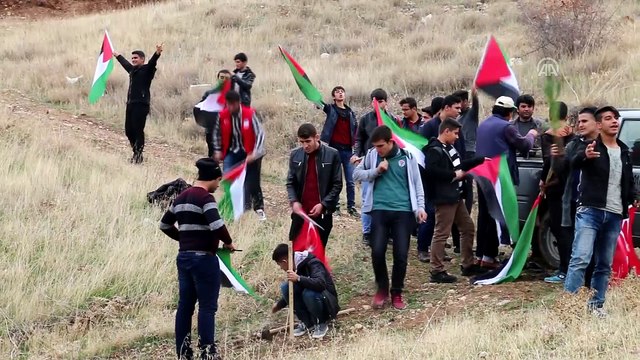 Kudüs tasarısının BM'de kabul edilmesi kararını ölümsüzleştirmek için fidan diktiler - ADIYAMAN