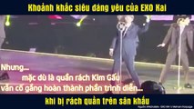 Khoảnh khắc siêu đáng yêu của EXO Kai khi bị rách quần trên sân khấu