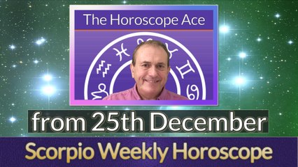 Scorpio Weekly Horoscope from 25th December - 1st January 2018