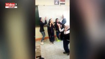 طالبات مدرسة بدمياط يرقصن على موسيقى المهرجانات داخل المدرسة