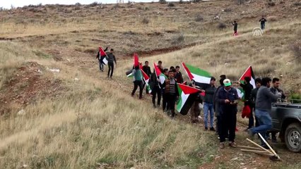 Kudüs Tasarısının BM'de Kabul Edilmesi Kararını Ölümsüzleştirmek İçin Fidan Diktiler