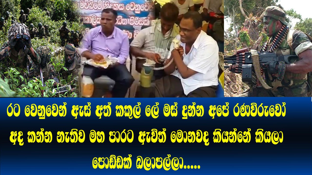 අත් දෙකම අහිමි ඇස් දෙකත් අහිමි අපේ රණ්විරුවෙක් ජනපතිට කියන ඇග කීරිගැහෙන කතාව​