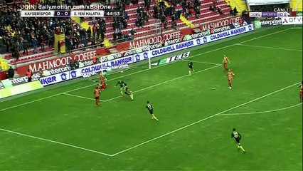Khalid Boutaib Goal HD - Kayserispor 0 - 1 Yeni Malatyaspor - 24.12.2017 (Full Replay)
