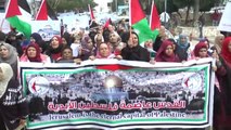 Filistinli Kadınlar ABD'nin Kudüs Kararını Protesto Etti