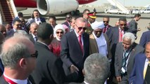 Cumhurbaşkanı Erdoğan Sudan'da - Karşılama töreni - HARTUM
