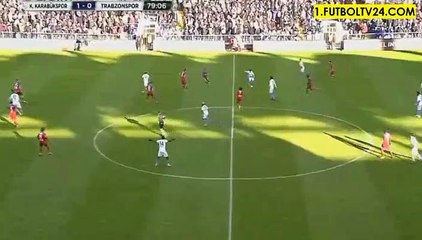 Burak Yilmaz  Goal HD - Kardemir Karabuk	1-1	Trabzonspor 24.12.2017