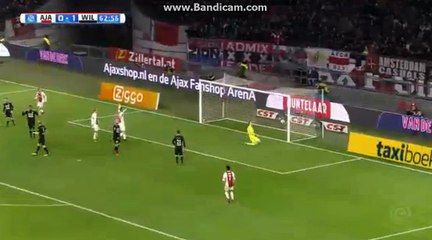 J.Kluivert Goal HD -Ajax 1-1 Willem II 24.12.2017