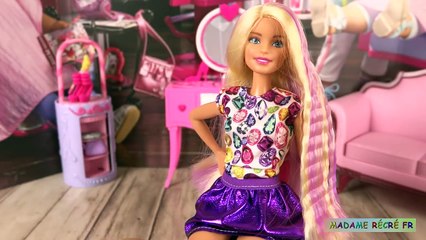 Poupée Barbie Coiffure Boucles et Couleurs | DYI Crimp & Curl