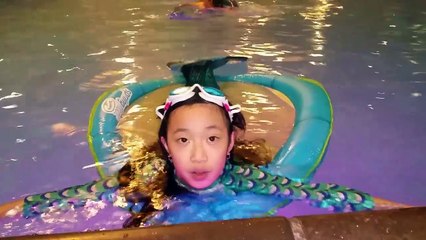 MERMAID SQUISHY POOL CHALLENGE| FAN MAILS| SPRING BREAK VLOG 2 OF 3