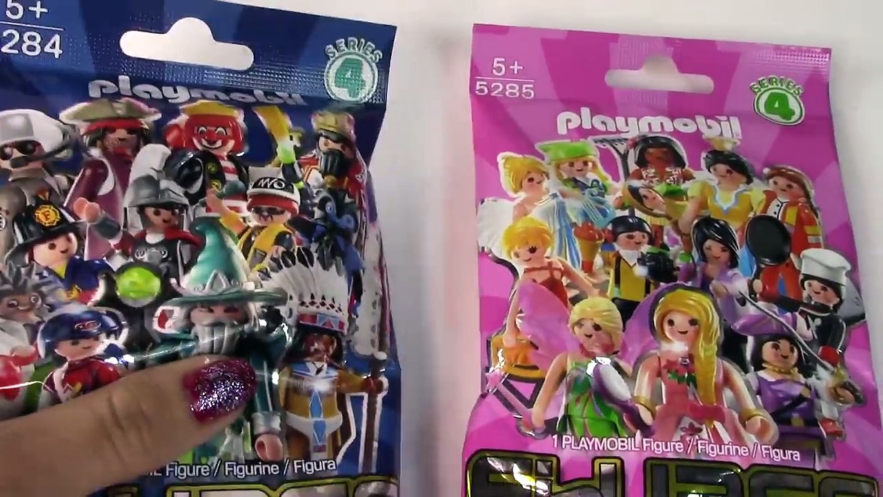 Playmobil Blind Bag Opening Series 4 Mystery Surprise Packs Girls Boys Collection Set toy Review