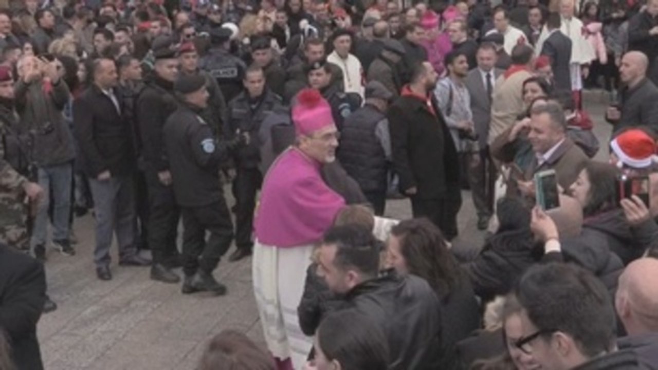 Cristianos y musulmanes juntos en Belén por Navidad