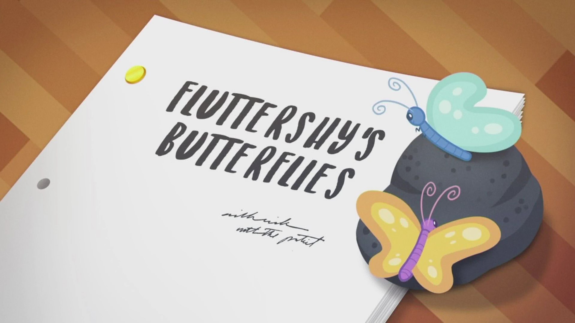 ⁣Fluttershy's Butterflies - Rainbow Dash