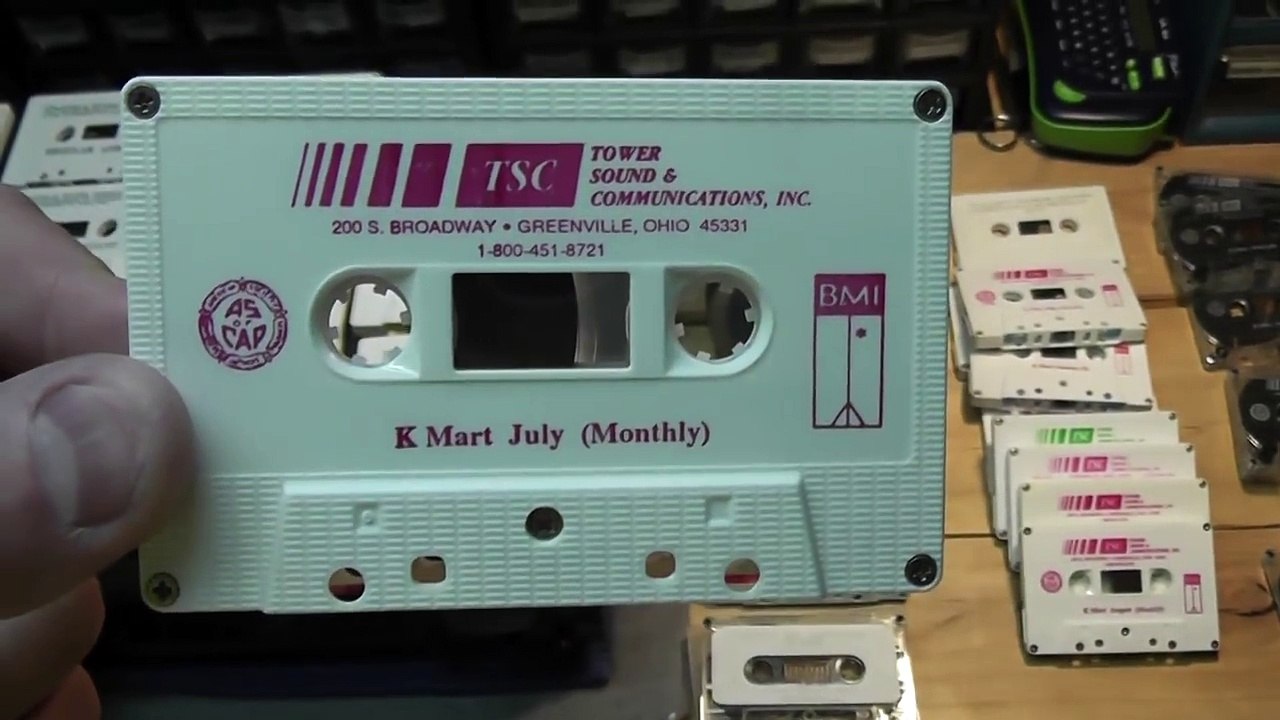 Kmart Store Background Music & Announcement Cassettes