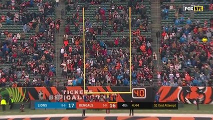 Randy Bullock hits 51-yard field goal to give Bengals the lead