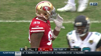 DeForest Buckner wallops Blake Bortles to force incompletion