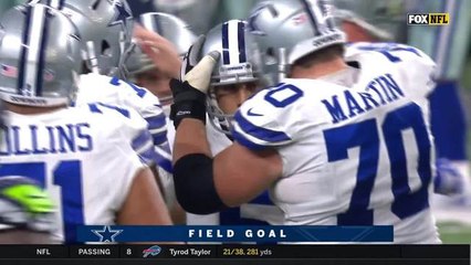 Bailey nails his second 51-yard FG of first half, giving 'Boys the lead