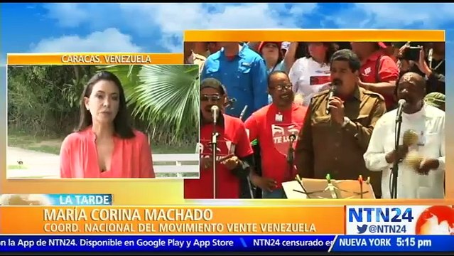 “El 2017 marca un antes y después en la lucha por la democracia y la libertad de Venezuela”: María Corina Machado, líder opositora, a NTN24