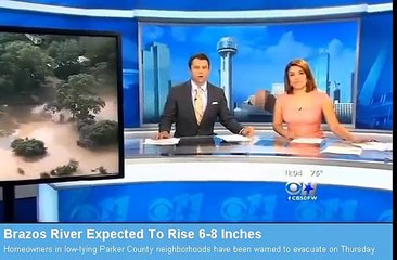 Brazos River Flooding In HorseShoe Bend. Weatherford Texas. 5/28/2015 Expected to keep rising.