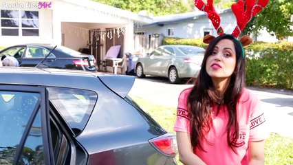 LLENO DE NIEVE EL AUTO DE MI HERMANO EN MIAMI! BROMA ÉPICA Navidad I Christmas PRANK SandraCiresArt