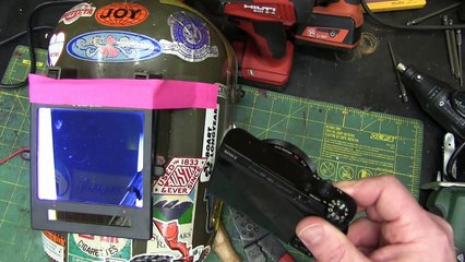 Auto-Darkening Filter in slow motion | 2 milliseconds of weld arc