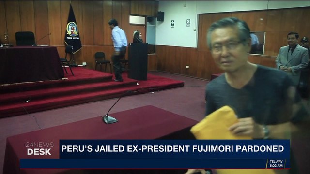 i24NEWS DESK | Peru's jailed ex-president Fujimori pardoned | Sunday, December 24th 2017