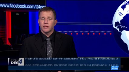 i24NEWS DESK | 200 stranded skiers rescued in French Alps  | Sunday, December 24th 2017