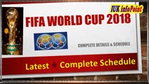 FIFA FOOTBALL WORLD CUP 2018. New Schedule Announced