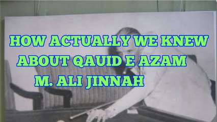 Happy 141 birthday founder of pakistan m.ali jinnah do we really know about him