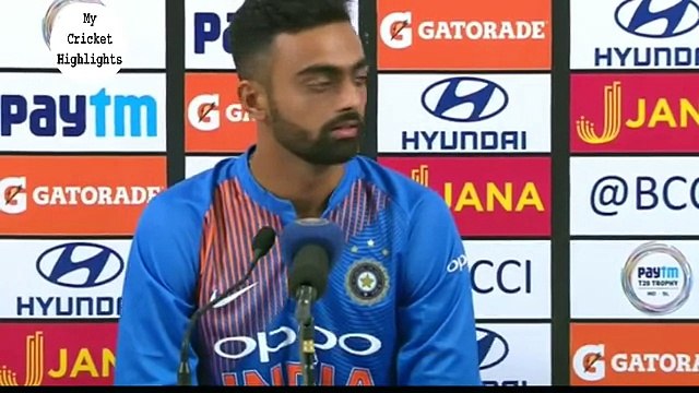 3rd T20: Jaydev Unadkat Post Match Press Conference after winning India Vs Srilanka 3rd T20 2017