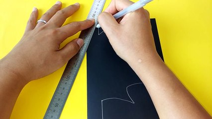 쉬운 입체 박쥐 종이접기 도안 Easy Origami bat 3D-tUawuXe-kH8