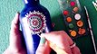 DIY _decorate empty bottle with mandala dot art _ dreamcatcher mandala_ painted bottle-HqLAZm7FEkI