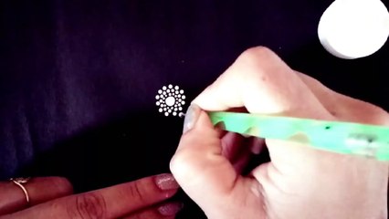 DIY _ mandala _ dot art _ white mandala _ how to draw mandala.-y0Gk_2G4hPM