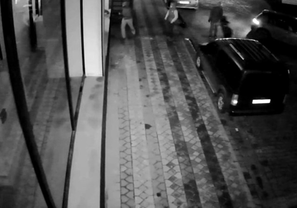 Film Gibi Hırsız Polis Kovalamacası Kamerada