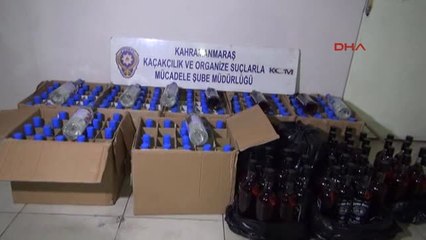 Kahramanmaraş'ta 200 Şişe Kaçak İçki Ele Geçti